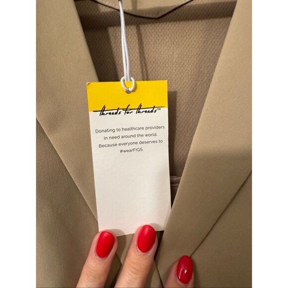 NWT Figs Bellevue Long Labcoat - Picture 6 of 14